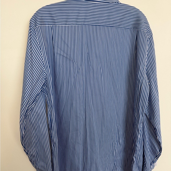 Paul Smith Navy and White Striped Shirt - Picture 5 of 5